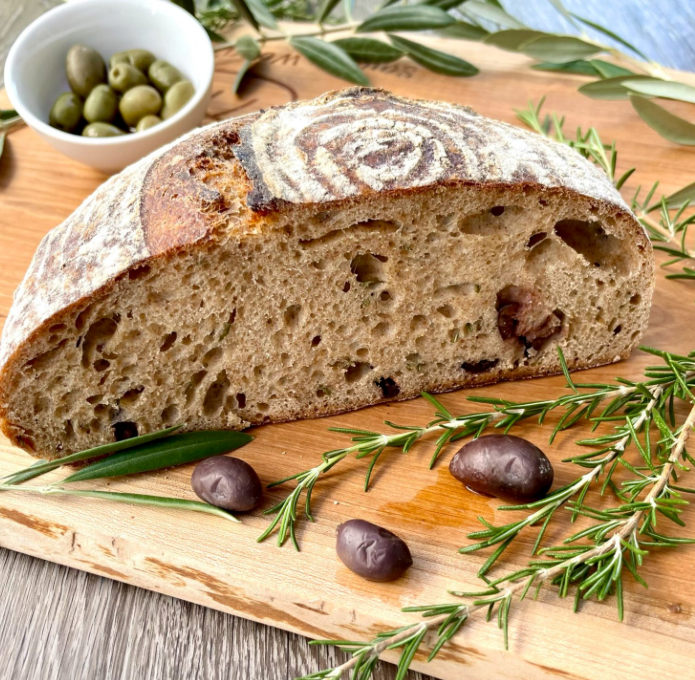 Sourdough Black Olive & Rosemary Bread