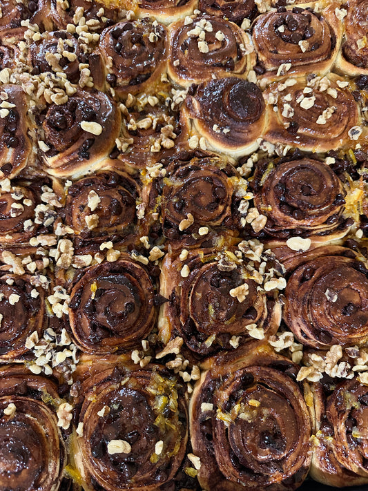 Sourdough Babka Buns