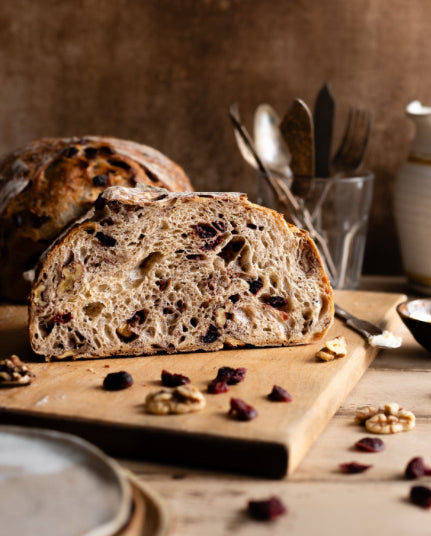 Sourdough Cranberry & Walnut Bread