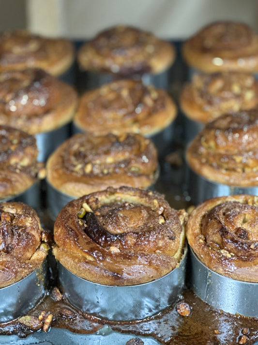 Sourdough Baklava Bun
