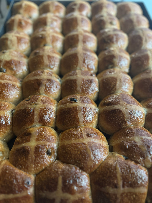 Sourdough Hot Cross Bun (6pcs)