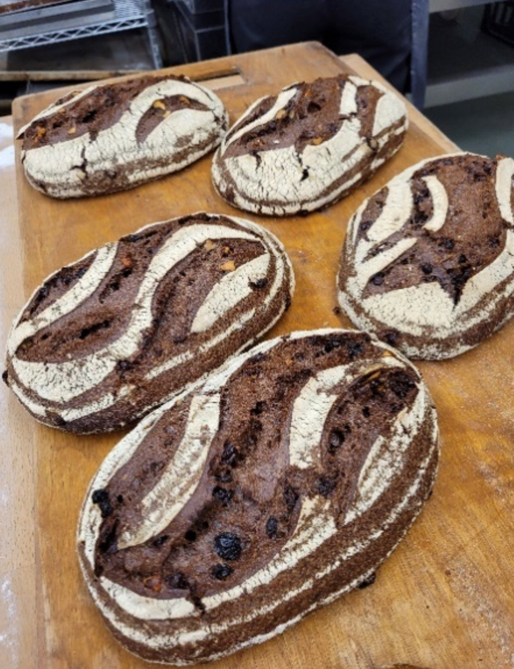 Sourdough Double Chocolate and Hazelnut Bread