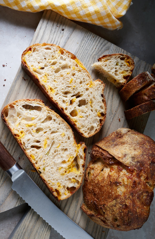 Sourdough Jalapeno Cheddar Bread