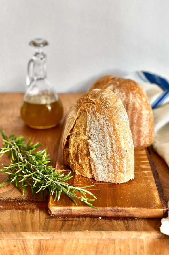 Rustic Rosemary Sourdough Bread