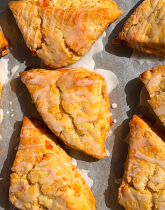 Corn and Apricot Scones